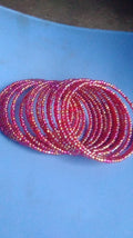 Naira-Red-Beaded bracelets