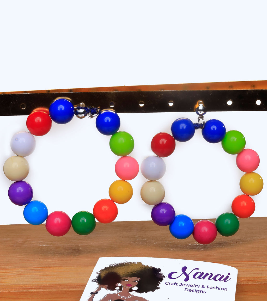 Nanai Dion Craft Jewelry beads and pals earrings, bracelets, necklaces, waist beads and anklets.