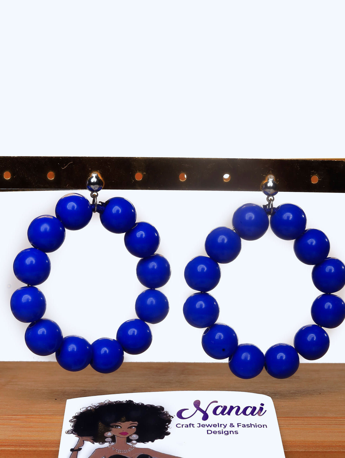 Nanai Dion Craft Jewelry beads and pals earrings, bracelets, necklaces, waist beads and anklets.