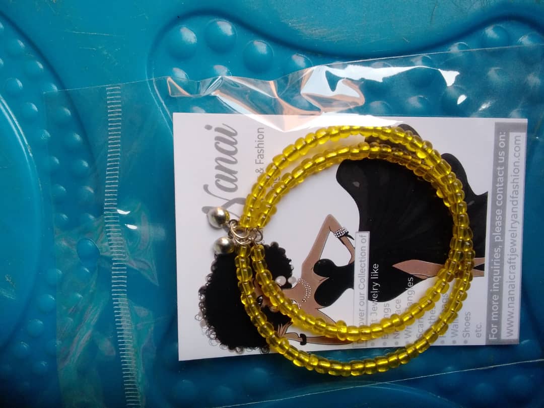 Naira-Gold-beaded earrings
