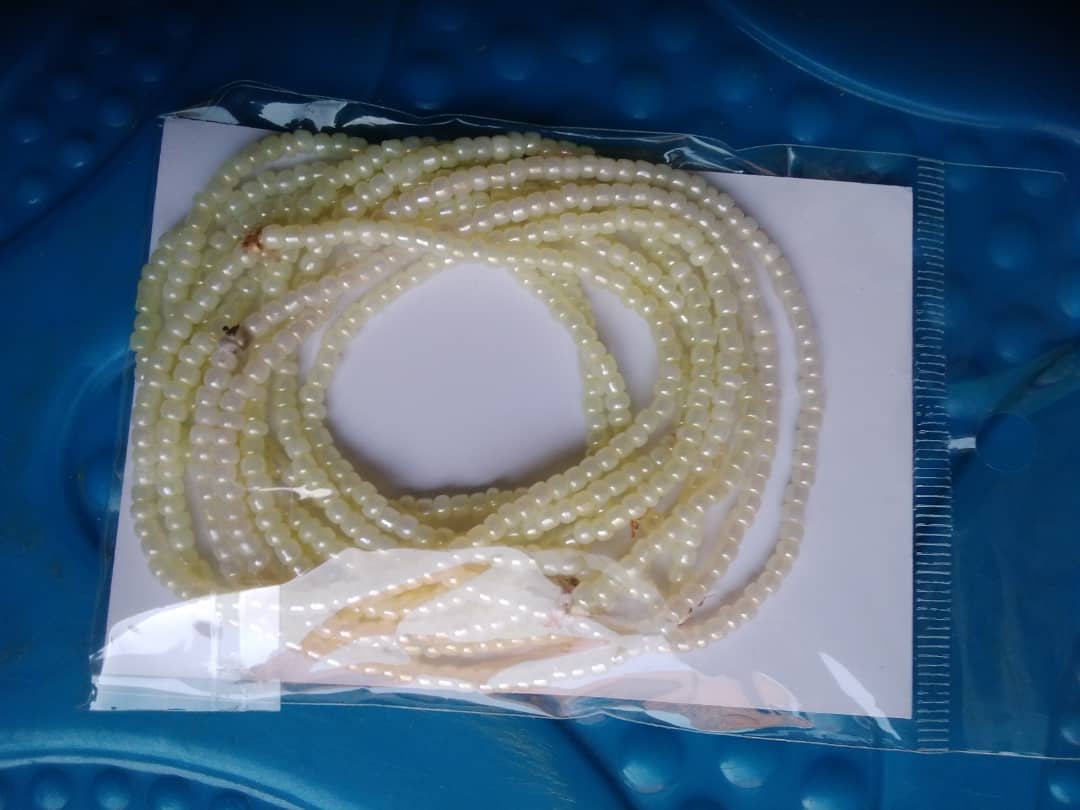 Biege - beaded bracelet