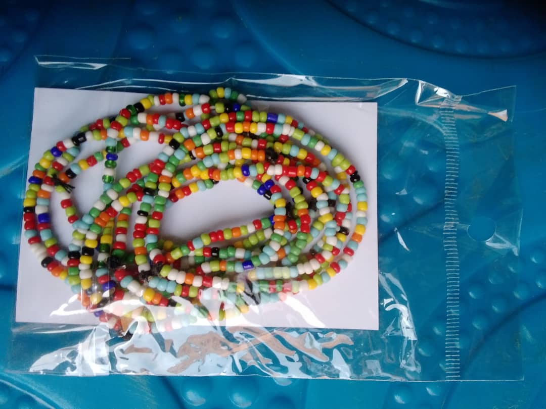 Naira-colored beaded bracelet