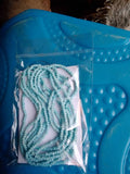Baby -blue beaded bracelets