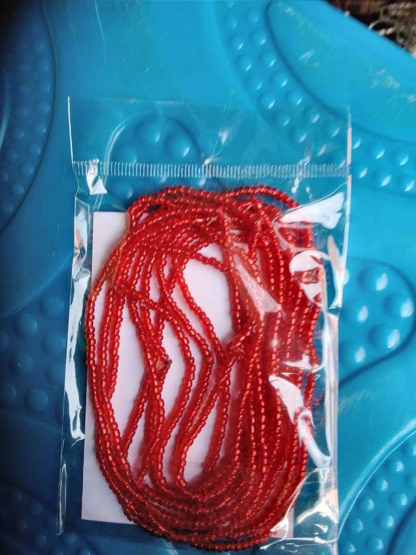 Red beaded bracelets