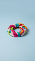 Zest Orange patterned scarf